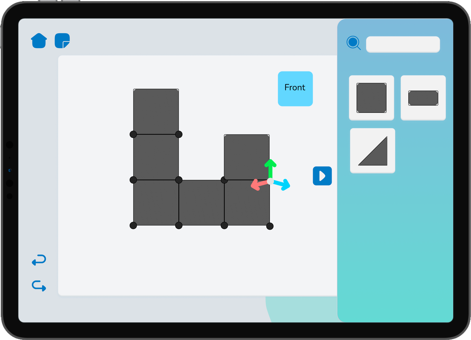 Vendor Flow layout planner prototype screen